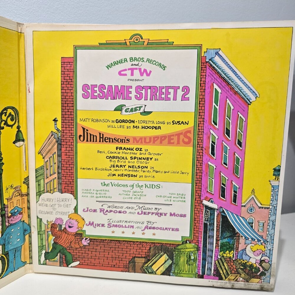 Sesame Street 2 - The Official Sesame Street Book‑and‑Record Album, Vinyl, 1971​ - Picture 5 of 12